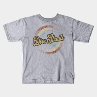 Dire Straits Circular Fade Kids T-Shirt